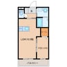 W residence 1LDKの間取り