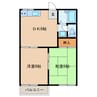 東海道本線/高塚駅 徒歩19分 2階 築36年 2DKの間取り