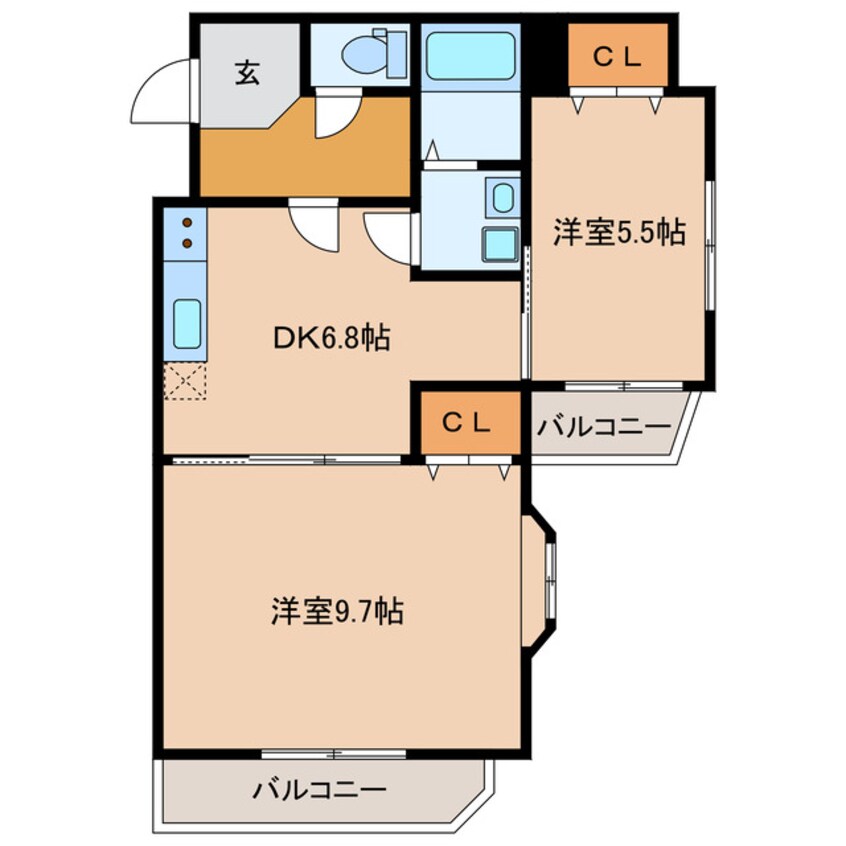 間取図 鴨江レジデンス