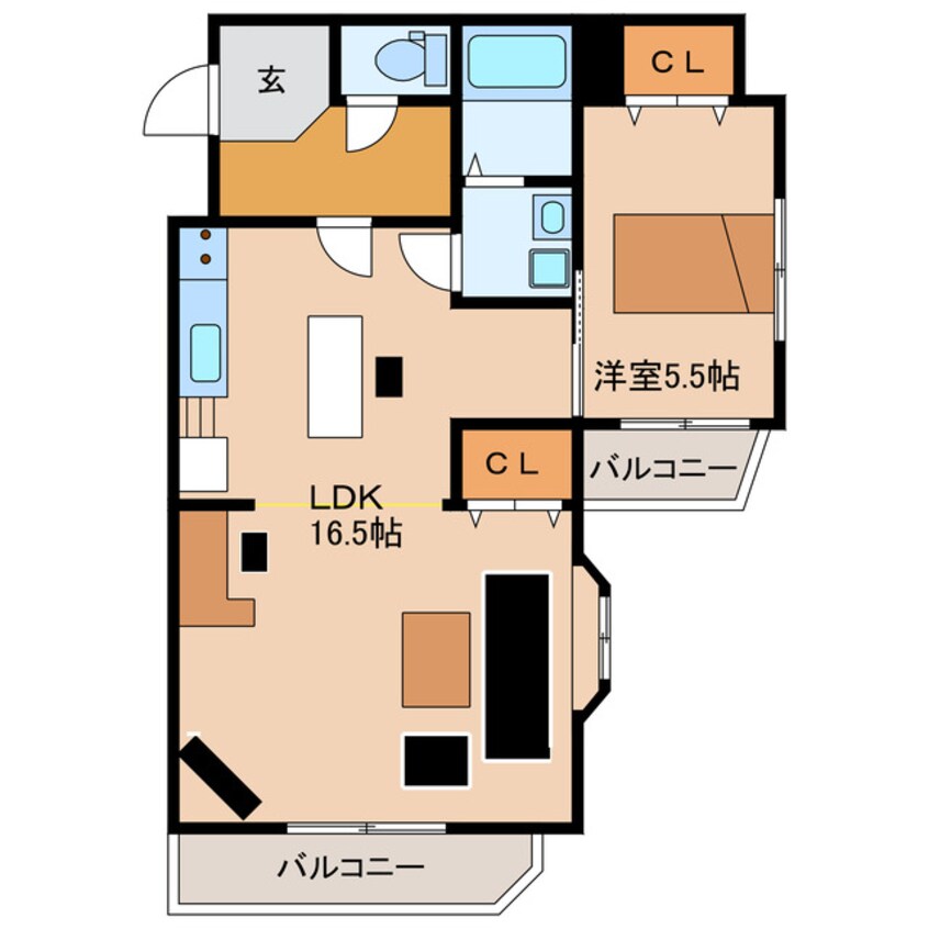 間取図 鴨江レジデンス