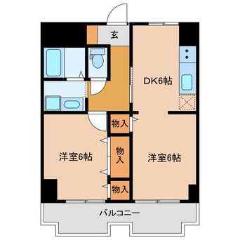 間取図 ティアラ神立