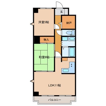 間取図 ティアラ神立