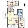 Pua Melia 3LDKの間取り
