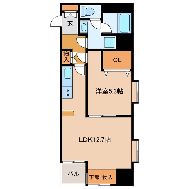 間取り図 Laurel Court　田町
