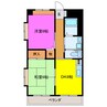 YouStage Shikatani 2DKの間取り