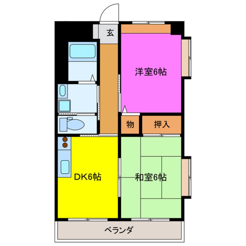 間取図 シニアステージしかたに