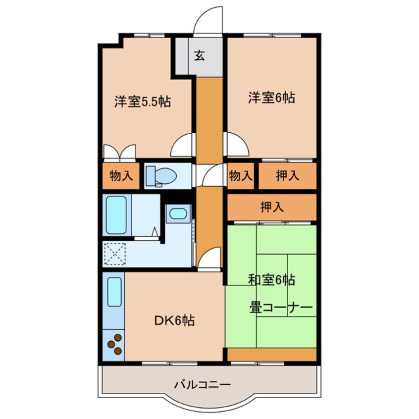 間取図 クリスタージュＴ＆Ａ～座・和暮らし～