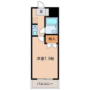 間取図 コンフォール鴨江