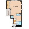 フロイデミーツ紺屋町 1Rの間取り