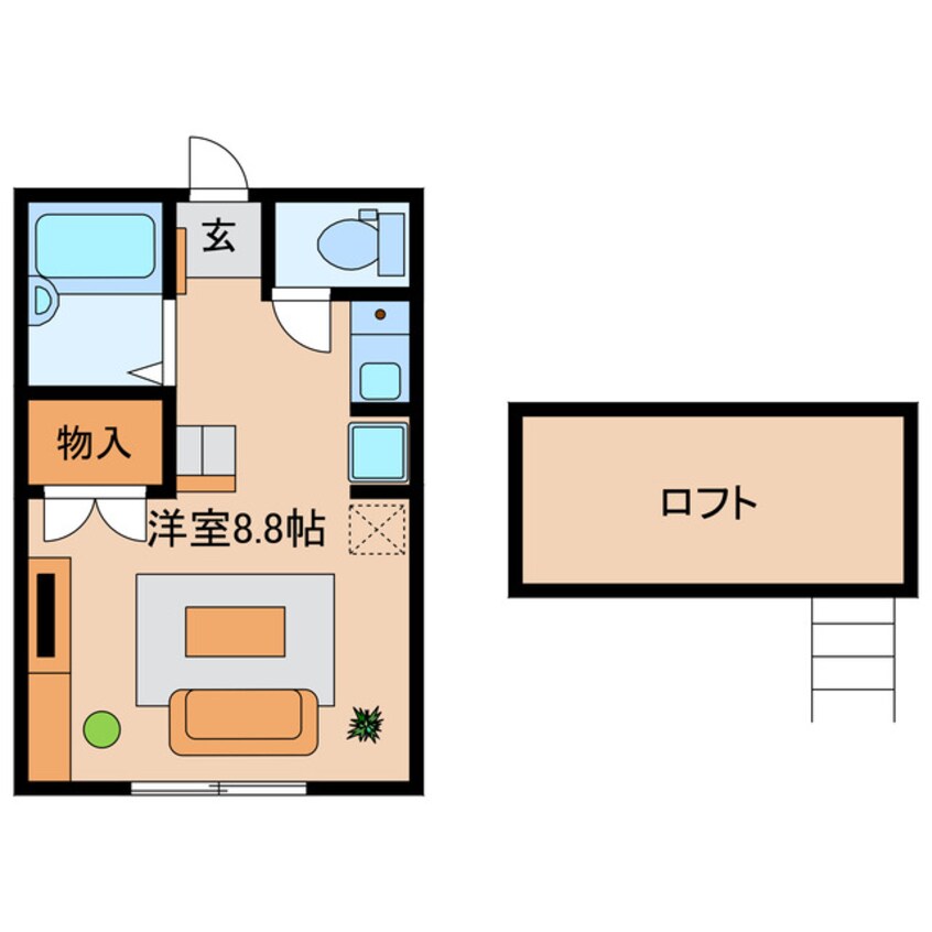 間取図 cocosumu Ⅰ