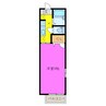 ハイツFloralⅡ 1Kの間取り