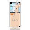 アルル竜 1Kの間取り