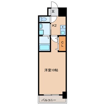 間取図 プチメゾン元浜館