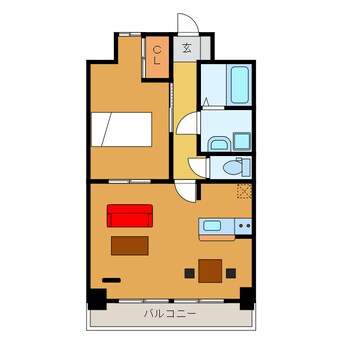 間取図 グランドガーデンカサブランカ