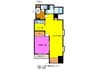 Laurel Court　常盤 1LDKの間取り