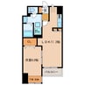Laurel Court　常盤 1LDKの間取り