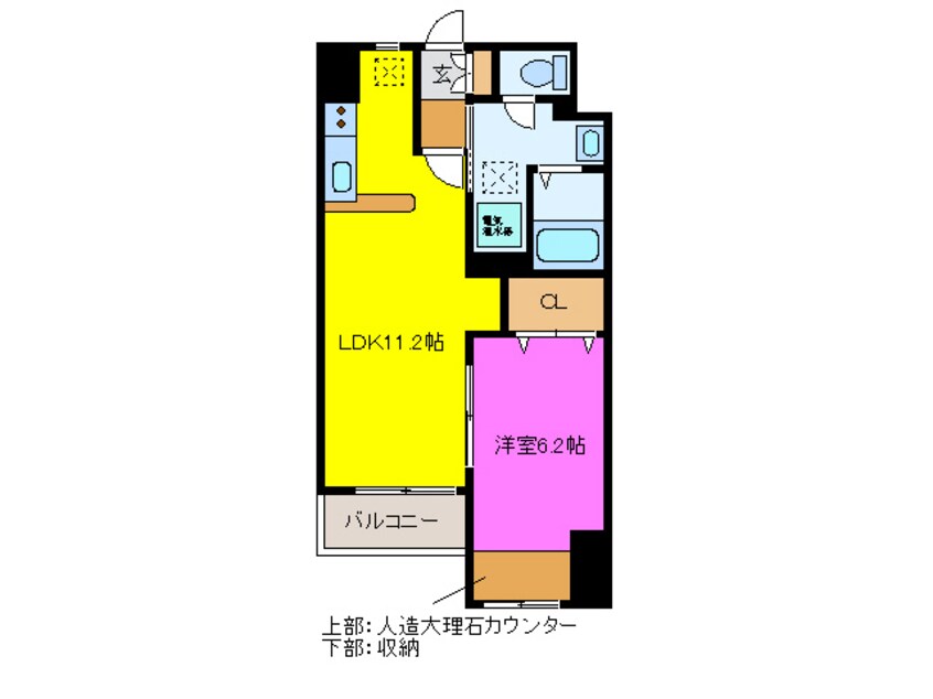 間取図 Laurel Court　常盤