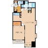 Laurel Court　常盤 1LDKの間取り