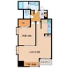 Laurel Court　常盤 1LDKの間取り
