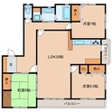 ウッディ広沢の間取図