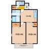 東海道本線/浜松駅 バス:55分:停歩6分 1階 築23年 2DKの間取り