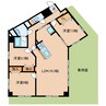 東海道本線/浜松駅 バス:6分:停歩4分 1階 築40年 3LDKの間取り