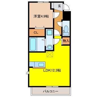 間取図 Ｌeｖａｎｔｅ