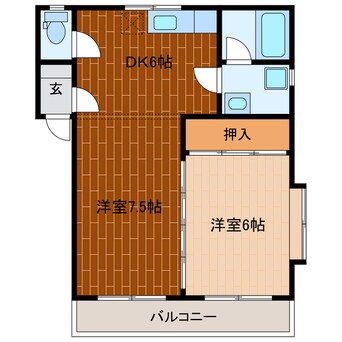 間取図 コーポ高橋