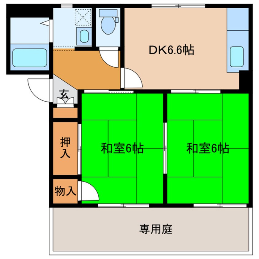 間取図 コーポフレグランス