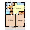 コーポ峠 2DKの間取り