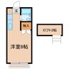 エステートピア岩崎台 1Rの間取り