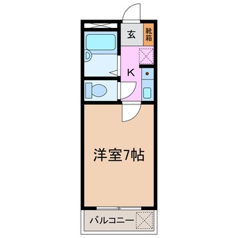 間取図 プリンセスガーデン日進