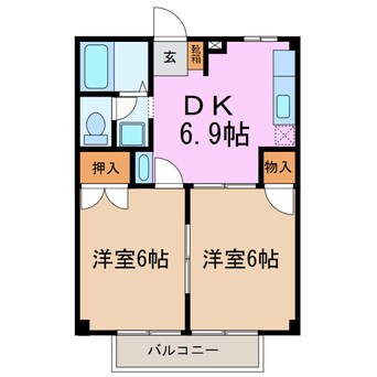 間取図 サンライズＳ・Ｉ