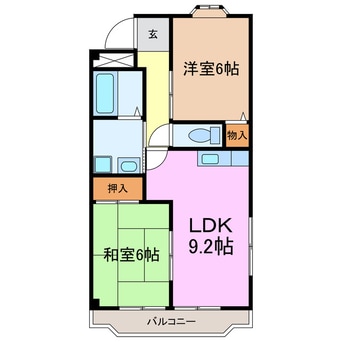 間取図 ヴィラオーク