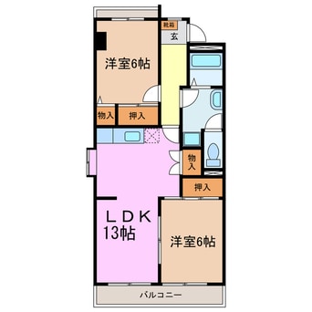 間取図 サニーハイツKITO