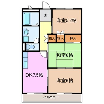 間取図 エスポワール藤塚