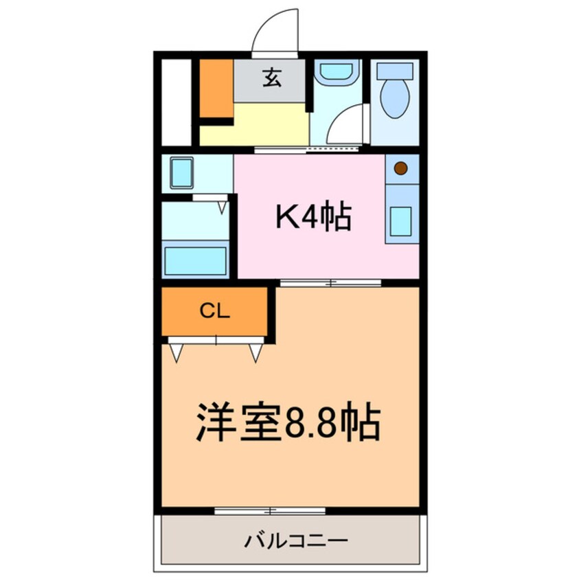 間取図 メルヴェーユ45