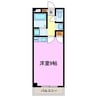 パークハウス梅森 1Rの間取り