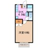 ドミール藤Ⅲ 1DKの間取り