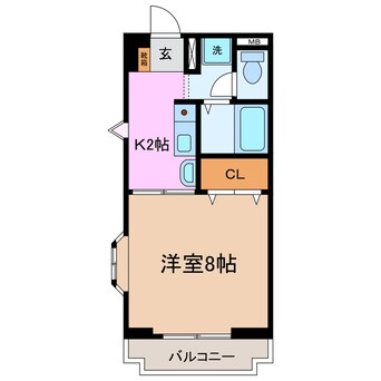 間取図 マメゾンＴ･Ｓ