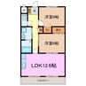 ABBEY ROAD 2LDKの間取り