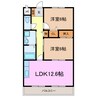 ABBEY ROAD 2LDKの間取り