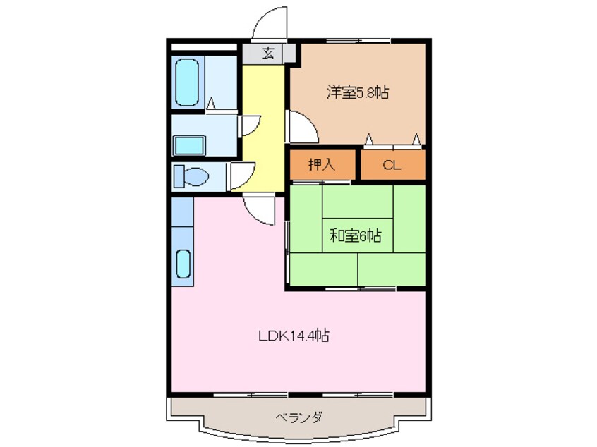 間取図 ＮＯＲＴＨフェザント