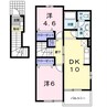 名鉄名古屋本線/有松駅 バス:10分:停歩2分 2階 築23年 2DKの間取り