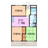 メゾン晃梅 3DKの間取り
