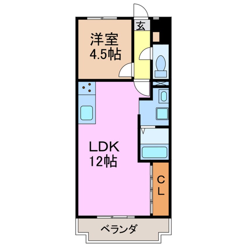 間取図 エステート鳴海