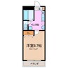 LAGUNA神の倉 1Kの間取り