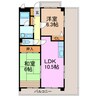 グリーンブリッジ 2LDKの間取り