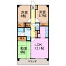 グランドメゾン熊野 3LDKの間取り