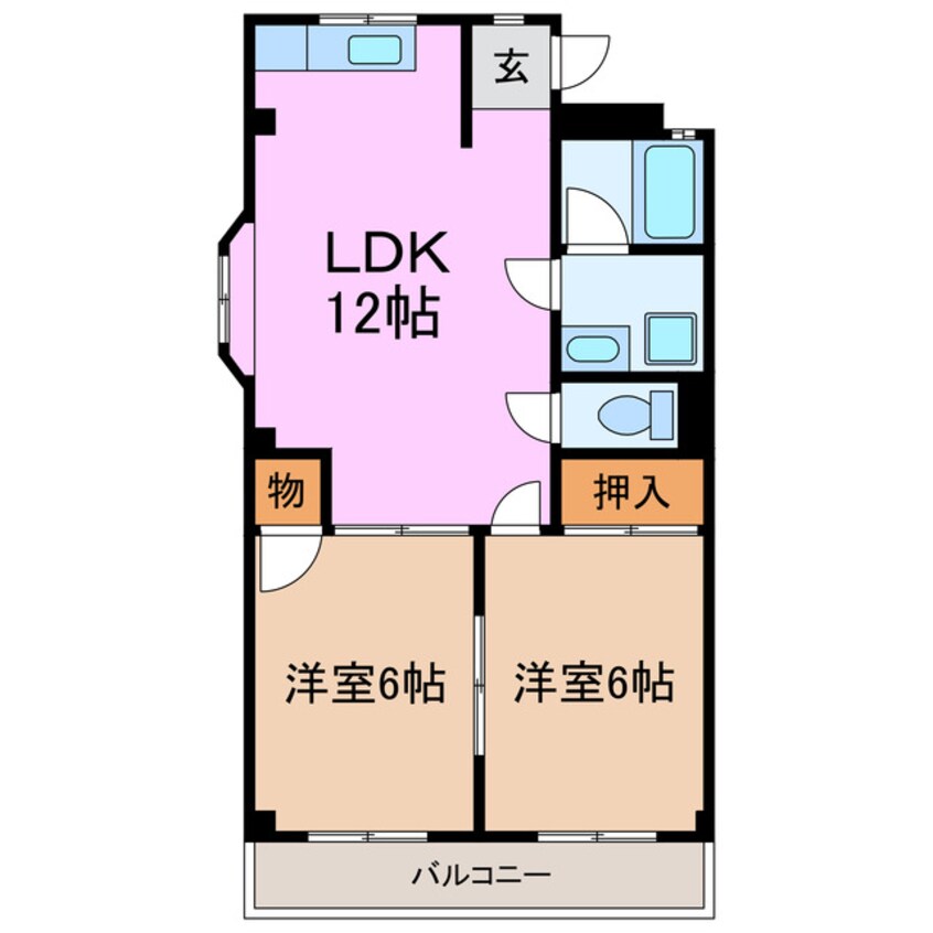 間取図 ファミールはらた